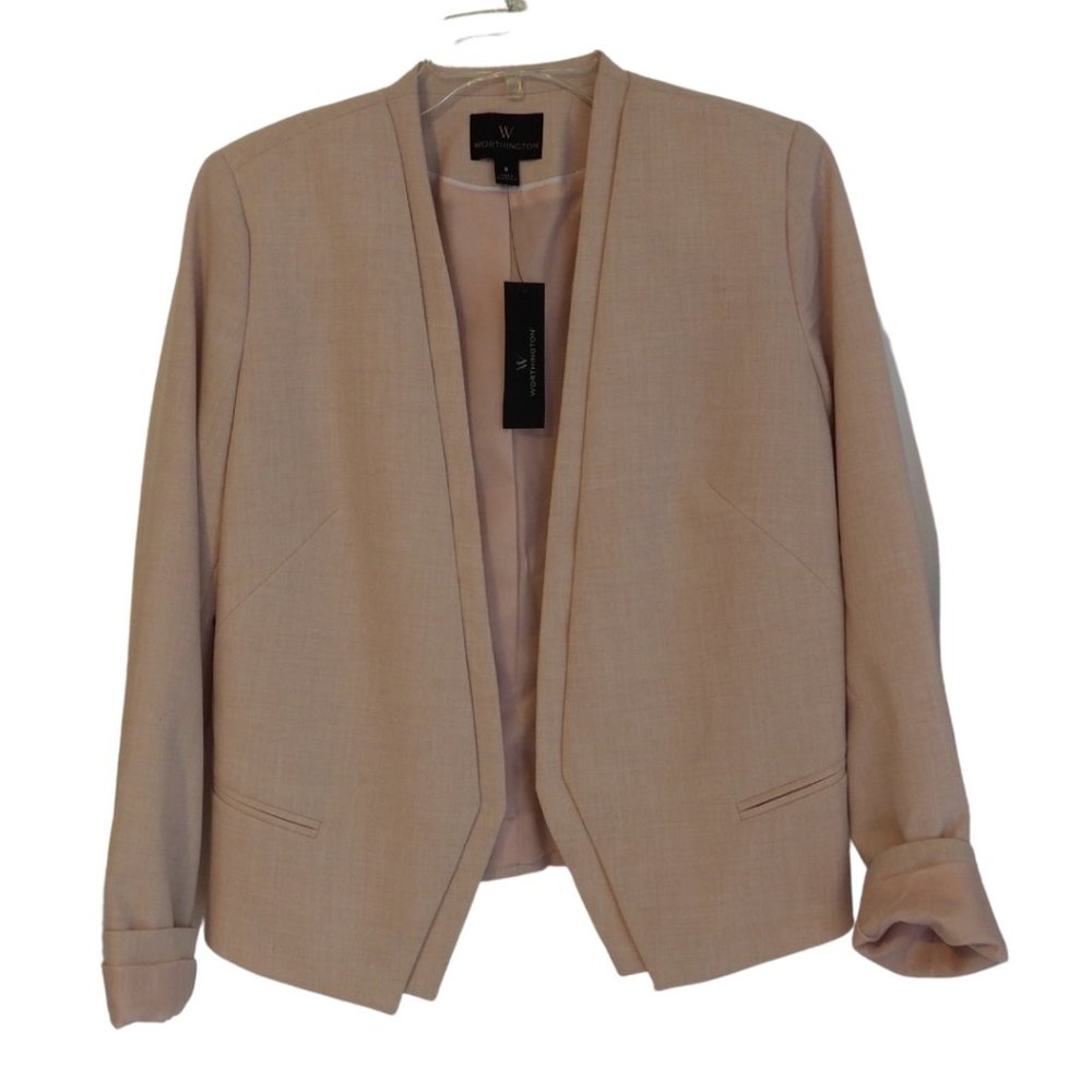 NWT Worthington Pastel Pink Blazer Shoulder Pads
